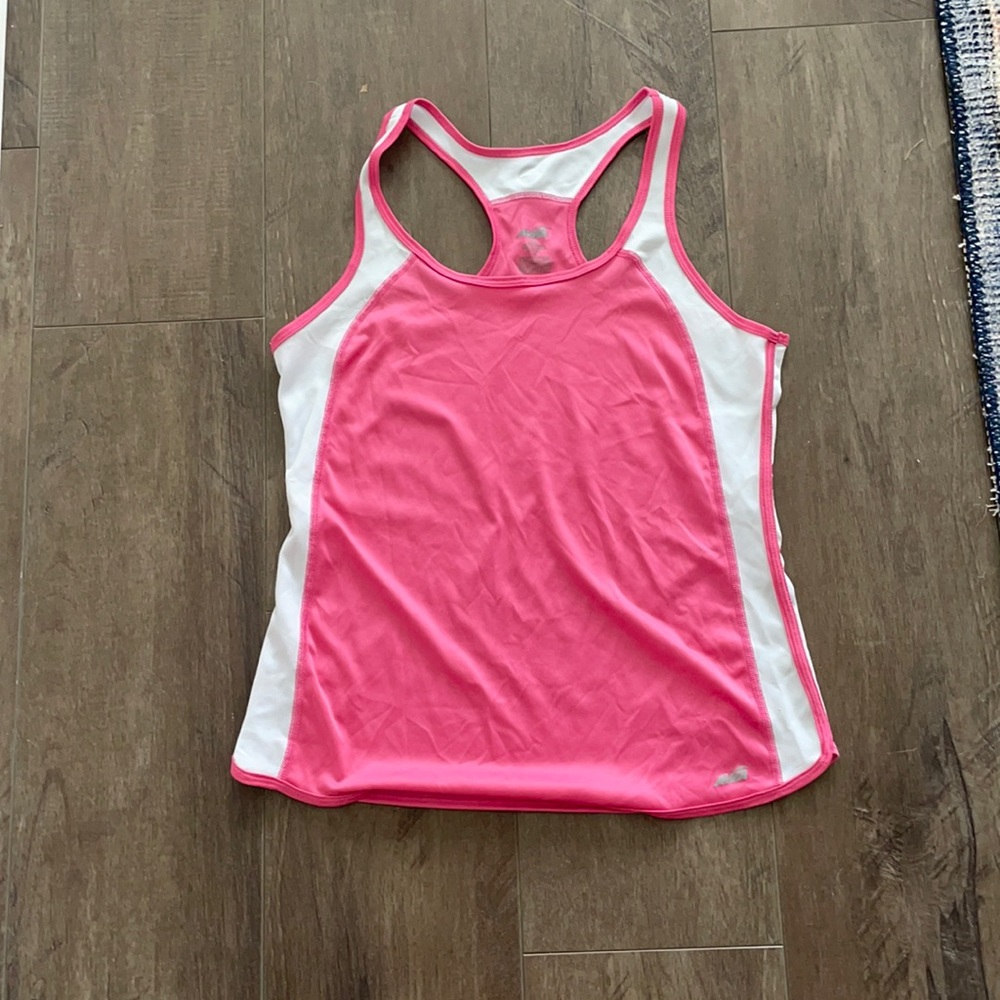 Bright pink Avia work out tank